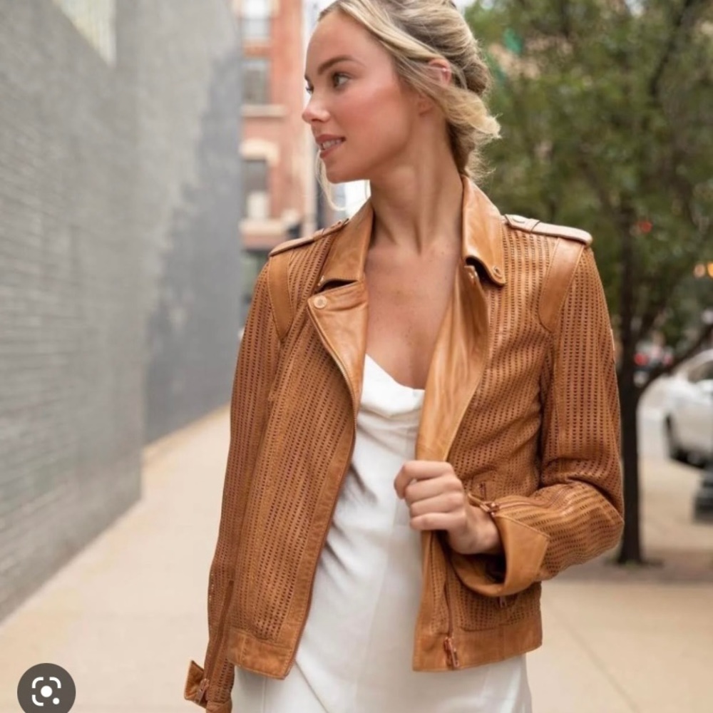 Mauritius Sinta RF Caramel leather jacket